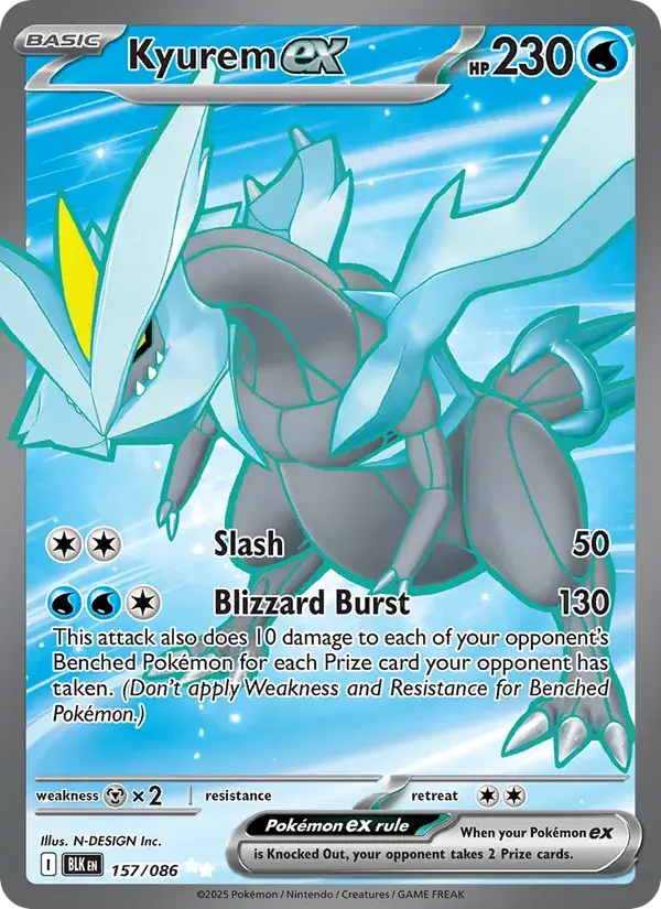 Kyurem ex, Black Bolt 157/86