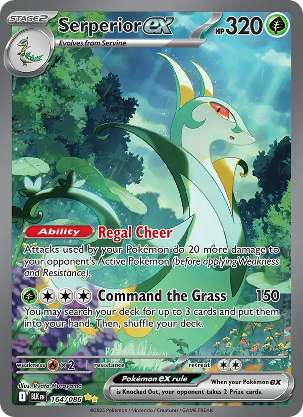 Serperior ex, Black Bolt 164/86