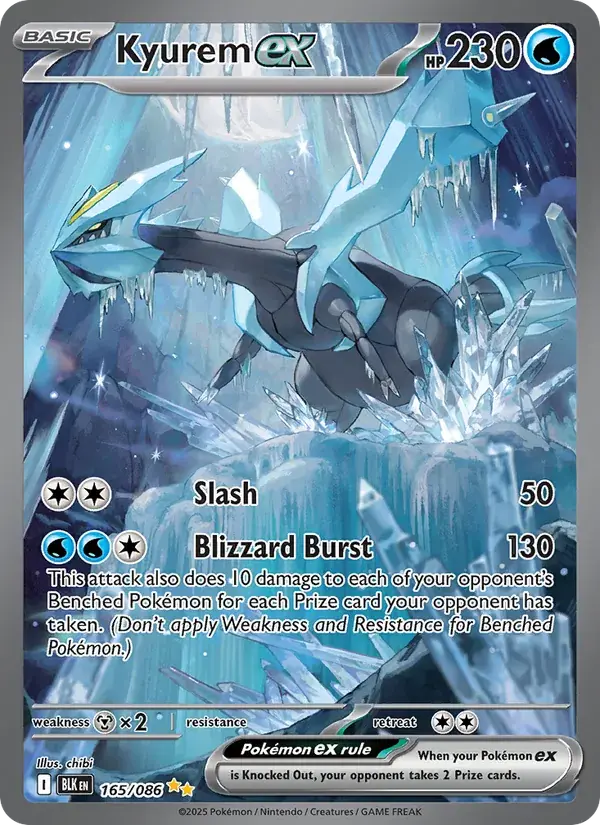 Kyurem ex, Black Bolt 165/86