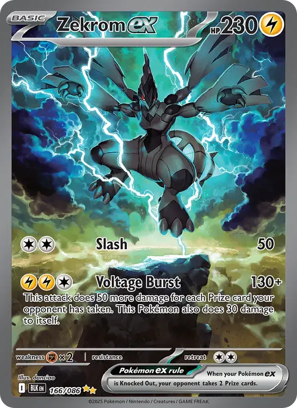 Zekrom ex, Black Bolt 166/86