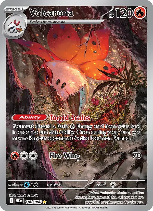Volcarona, Black Bolt 100/86