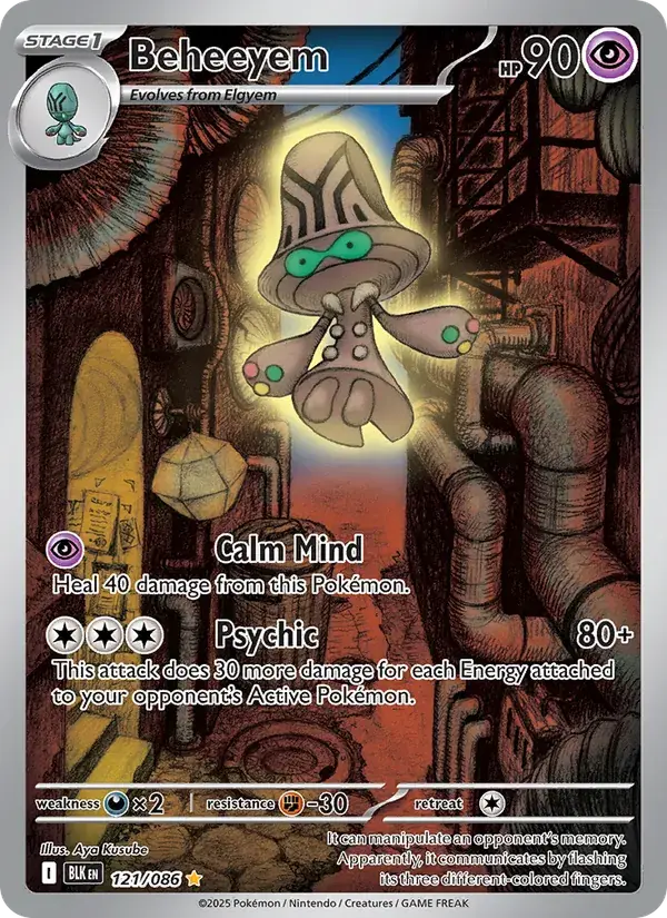 Beheeyem, Black Bolt 121/86
