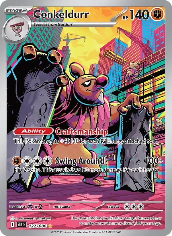 Conkeldurr, Black Bolt 127/86