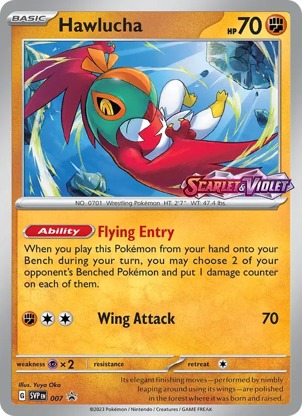 Hawlucha, SVP Black Star Promos 007/225