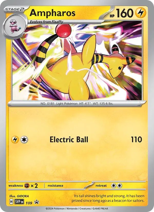 Ampharos, SVP Black Star Promos 109/225