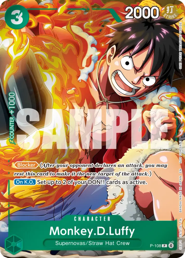 Monkey.D.Luffy (Event Pack Vol. 9), One Piece Promotion Cards P-108