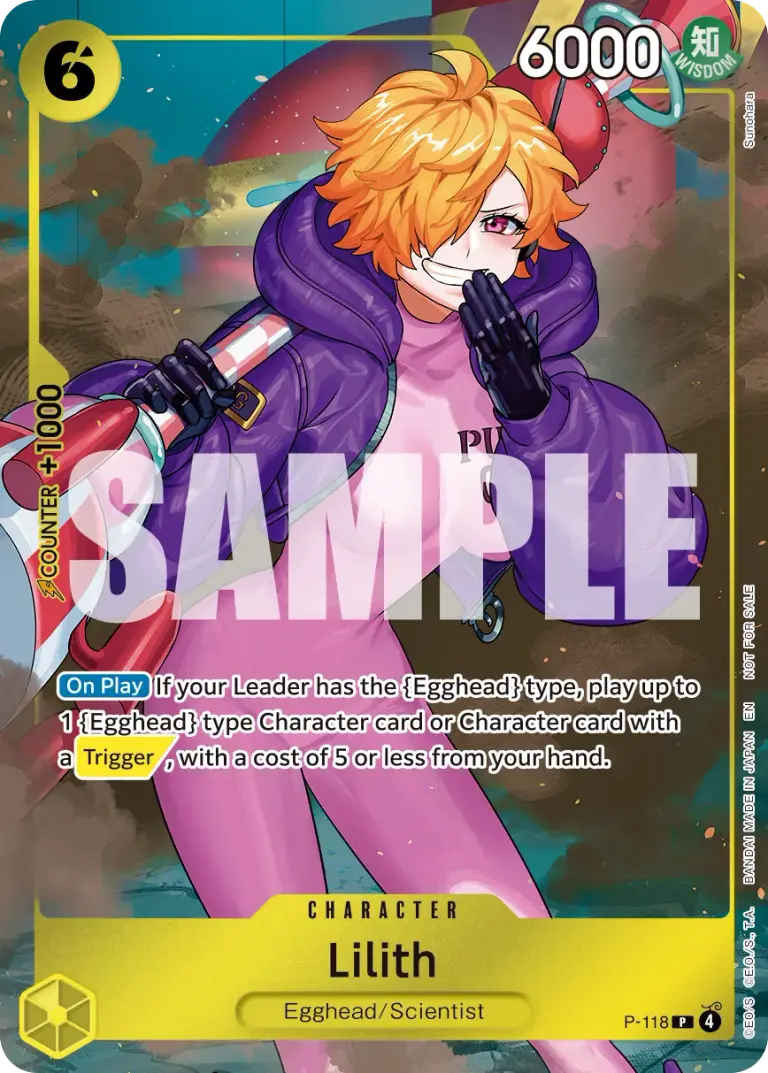 Lilith (Event Pack Vol. 9), One Piece Promotion Cards P-118