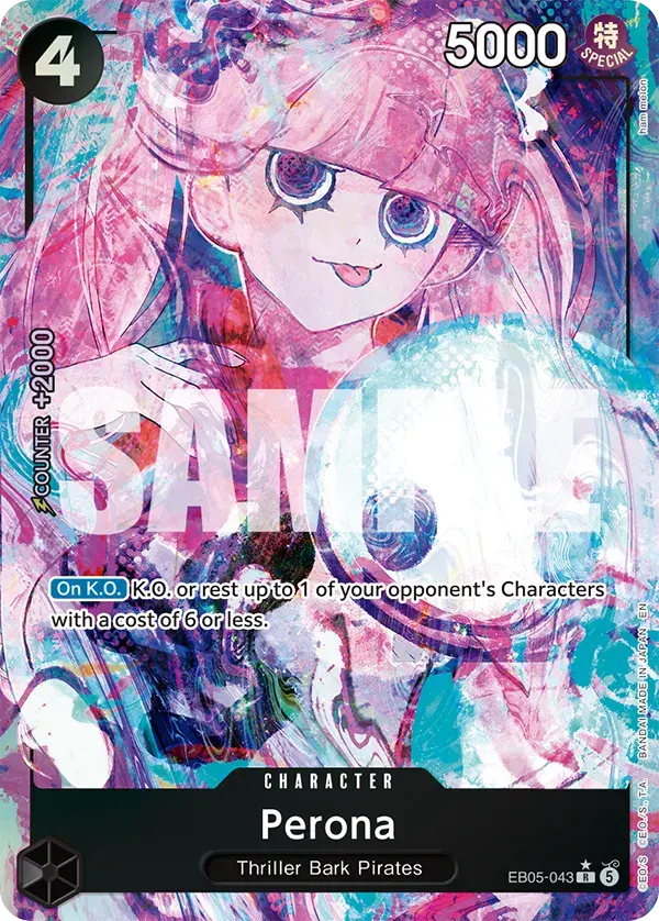 Perona (Alt Art), Extra Booster: One Piece Heroines Edition Vol. 2 EB05-043