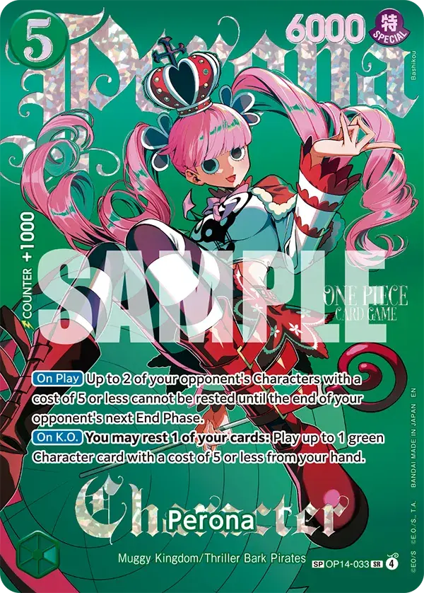 Perona (Alt Art), Extra Booster: One Piece Heroines Edition Vol. 2 OP14-033