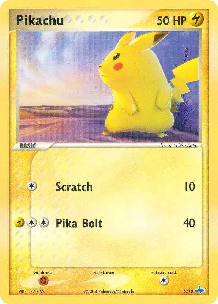 Pikachu, EX trainer Kit (Latios) 6/10