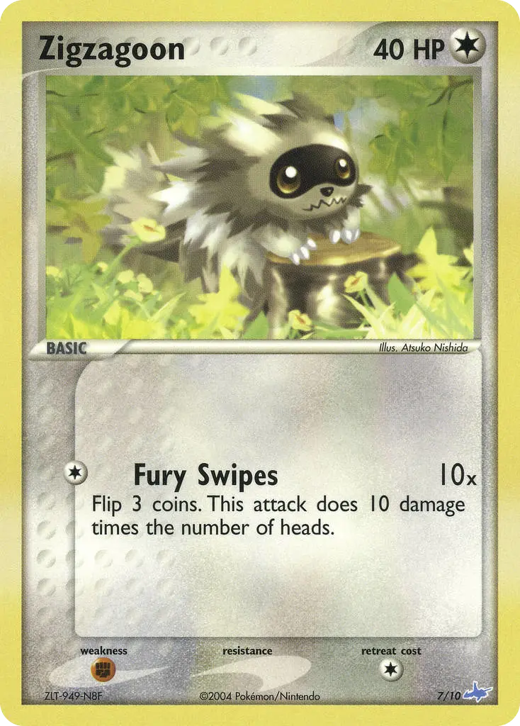 Zigzagoon, EX trainer Kit (Latios) 7/10