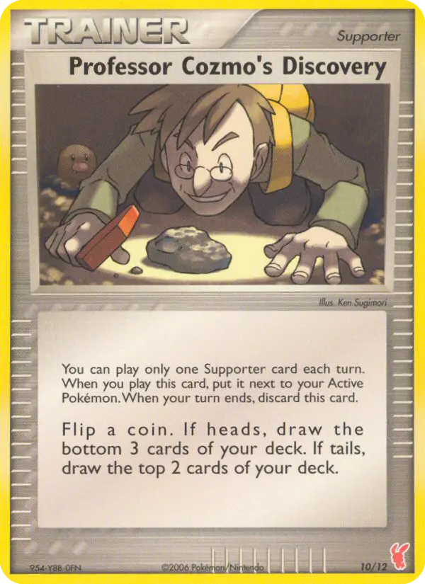 Professor Cozmo's Discovery, EX trainer Kit 2 (Plusle) 10/12