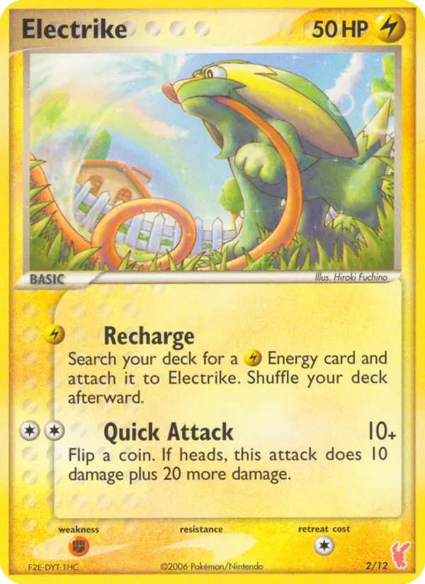 Electrike, EX trainer Kit 2 (Plusle) 2/12