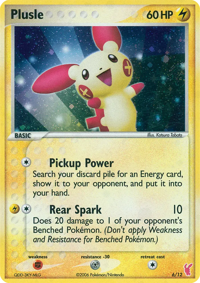 Plusle, EX trainer Kit 2 (Plusle) 6/12