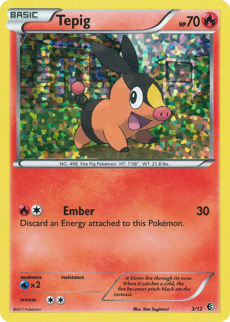 Tepig, McDonald's Collection 2011 3/12