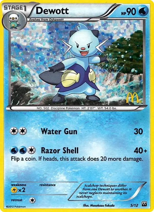 Dewott, McDonald's Collection 2012 5/12