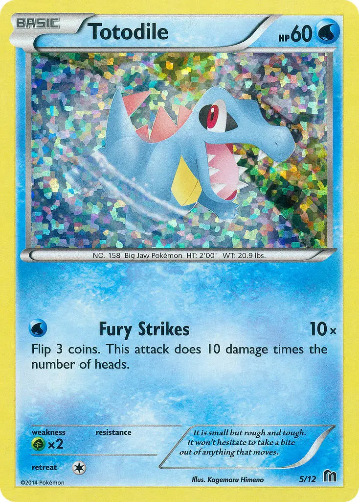 Totodile, McDonald's Collection 2016 5/12