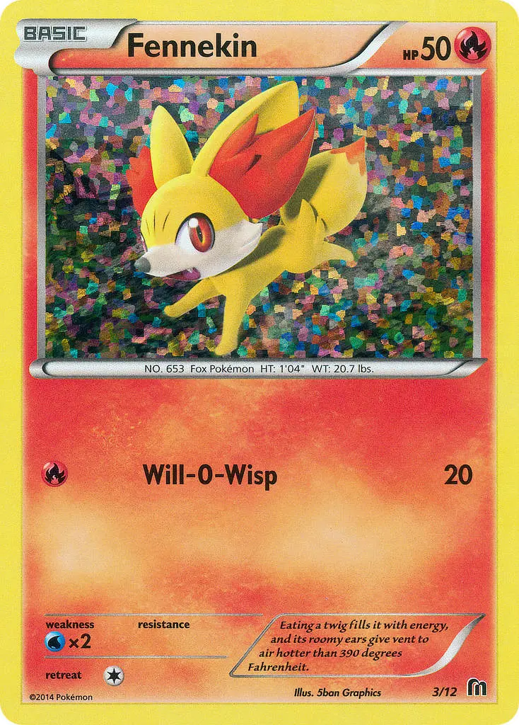 Fennekin, McDonald's Collection 2016 3/12
