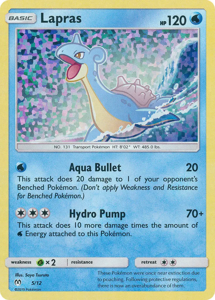 Lapras, McDonald's Collection 2019 5/12