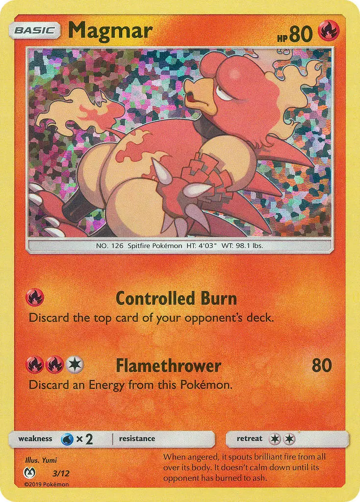 Magmar, McDonald's Collection 2019 3/12