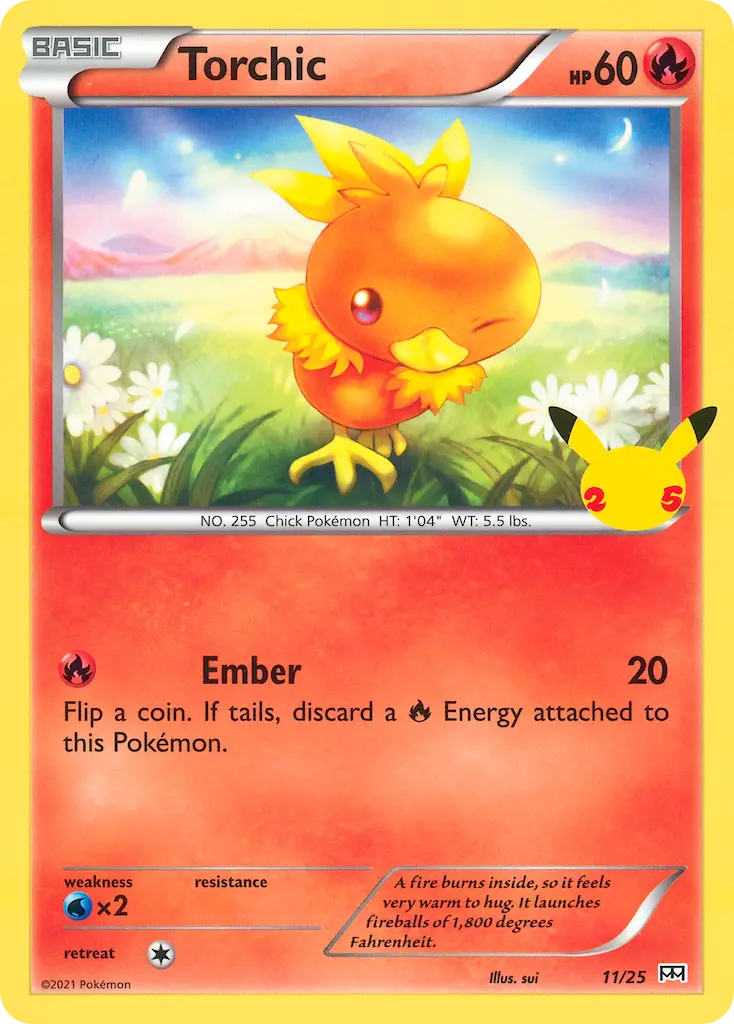Torchic, McDonald's Collection 2021 11/25