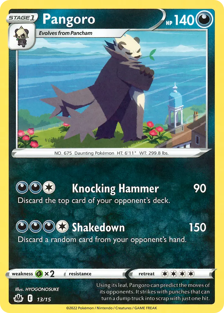 Pangoro, McDonald's Collection 2022 13/15