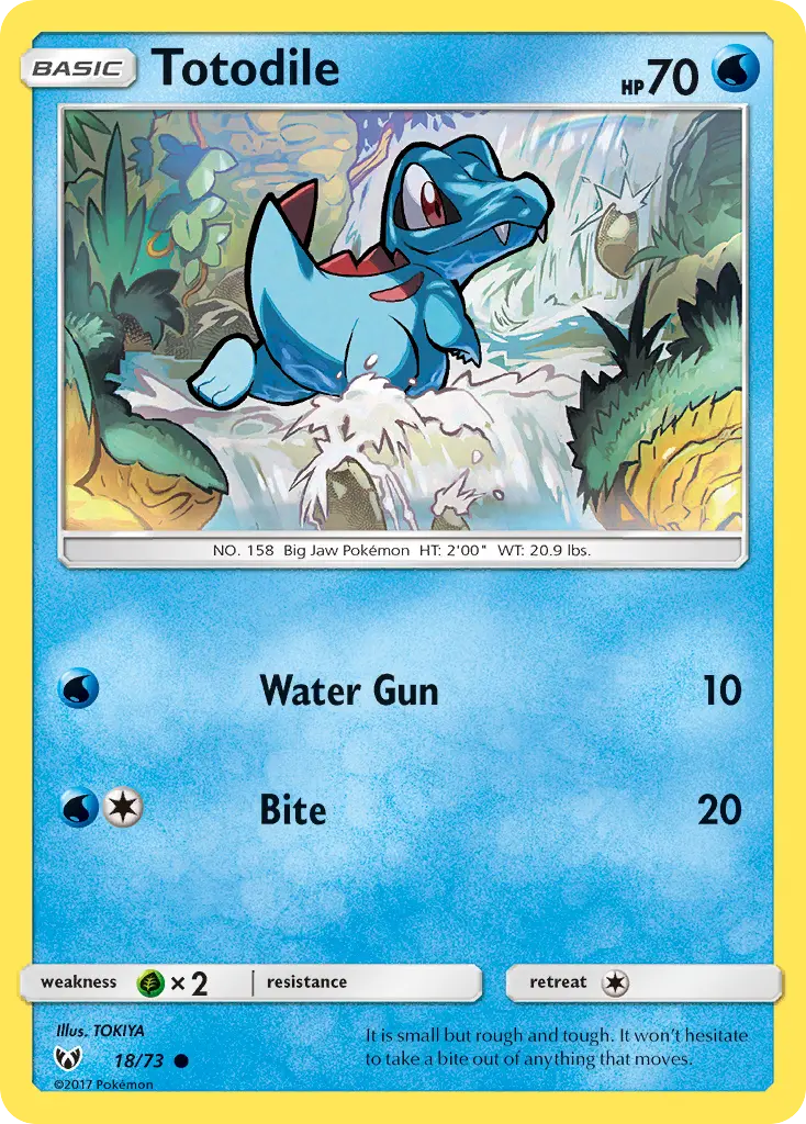 Totodile, Shining Legends 18/73