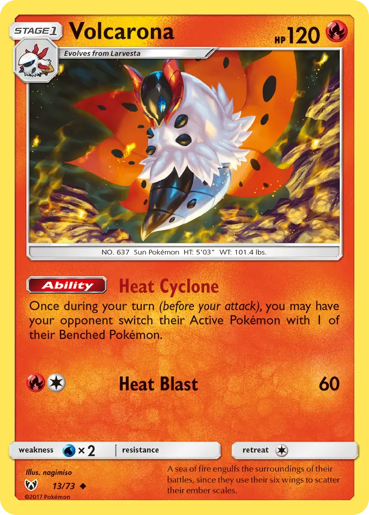 Volcarona, Shining Legends 13/73