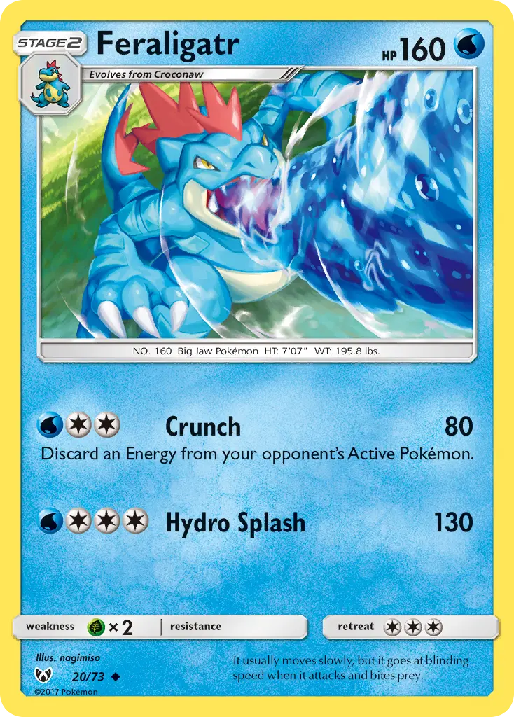 Feraligatr, Shining Legends 20/73