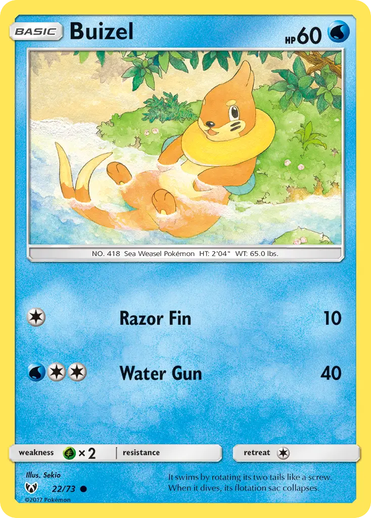Buizel, Shining Legends 22/73