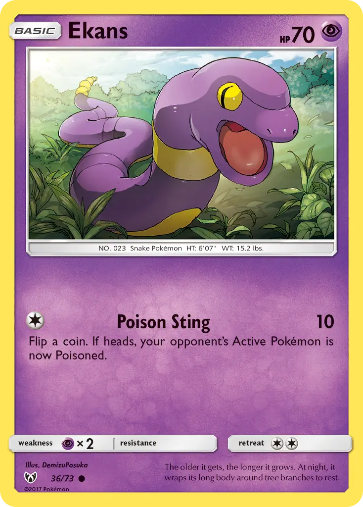 Ekans, Shining Legends 36/73