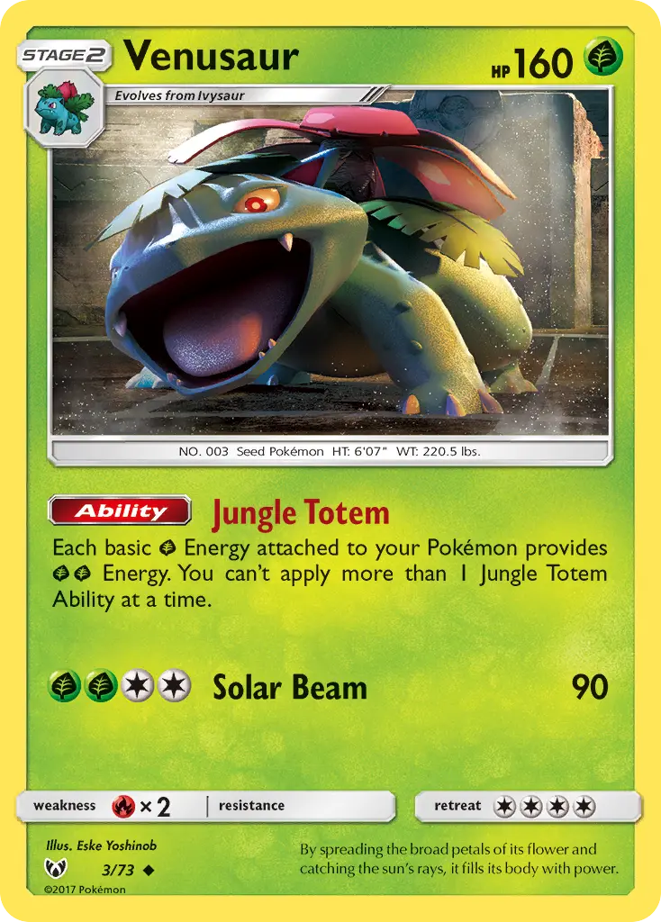 Venusaur, Shining Legends 3/73