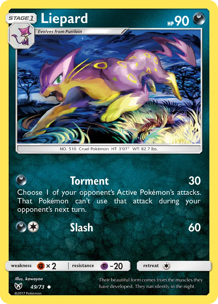 Liepard, Shining Legends 49/73
