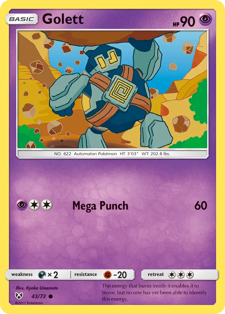 Golett, Shining Legends 43/73