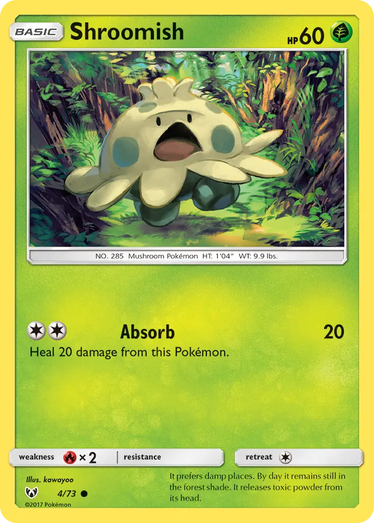 Shroomish, Shining Legends 4/73