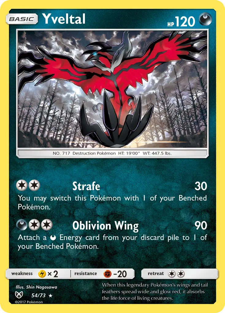 Yveltal, Shining Legends 54/73