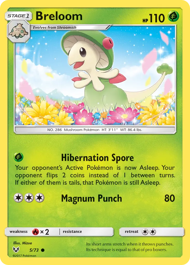 Breloom, Shining Legends 5/73