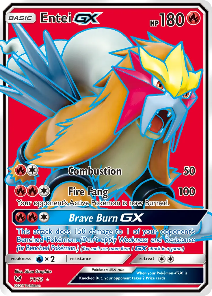 Entei GX, Shining Legends 71/73