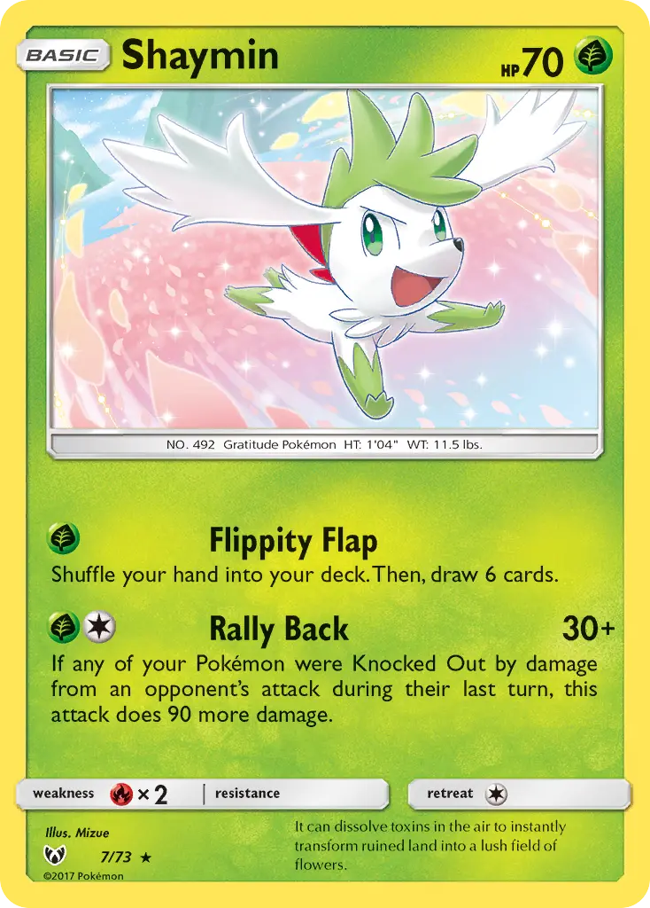 Shaymin, Shining Legends 7/73