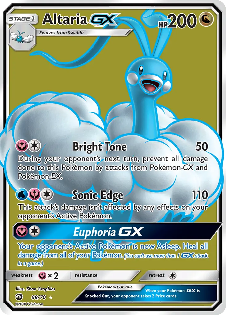 Altaria GX, Dragon Majesty 68/70