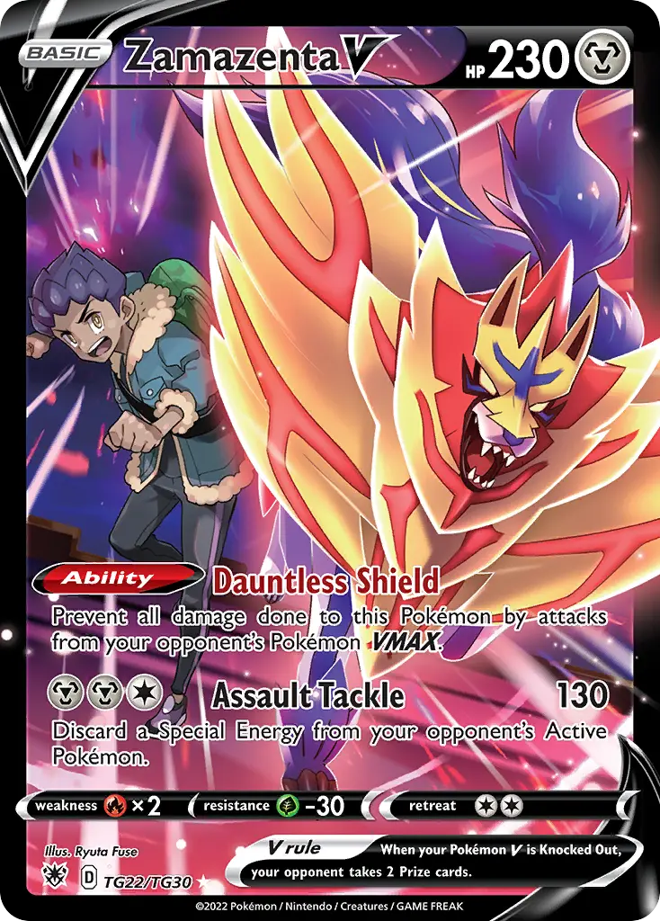 Zamazenta V, Astral Radiance Trainer Gallery TG22/30