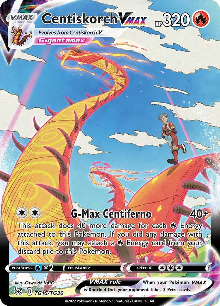 Centiskorch VMAX, Lost Origin Trainer Gallery TG15/30