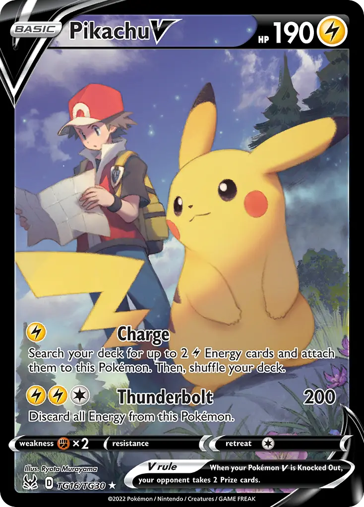 Pikachu V, Lost Origin Trainer Gallery TG16/30