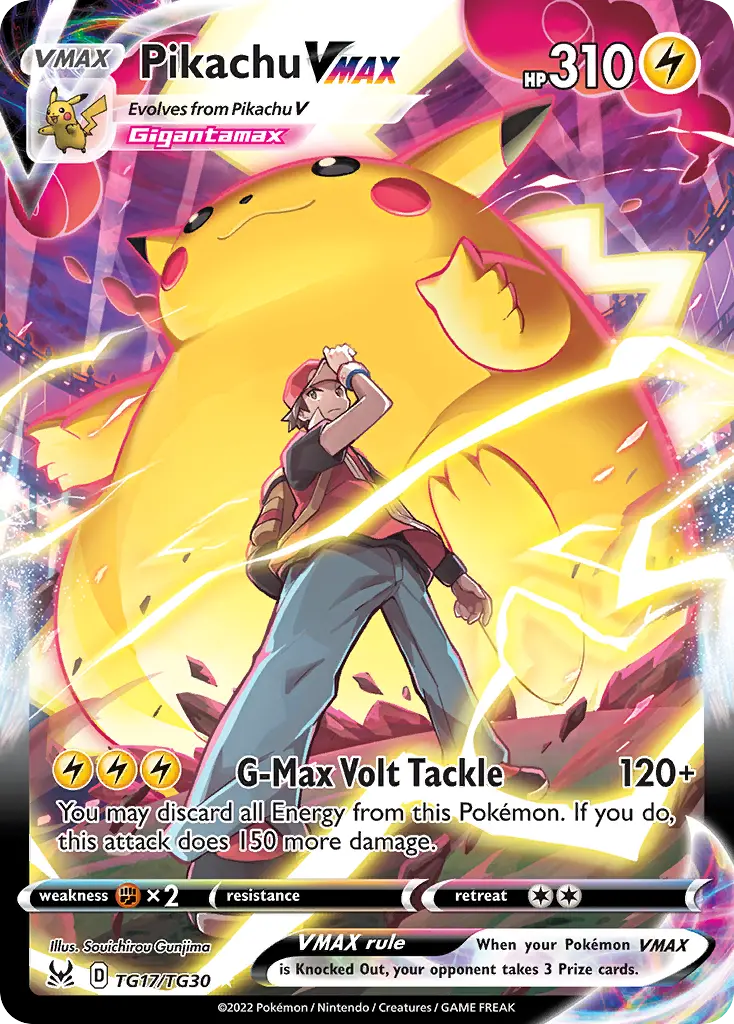 Pikachu VMAX, Lost Origin Trainer Gallery TG17/30