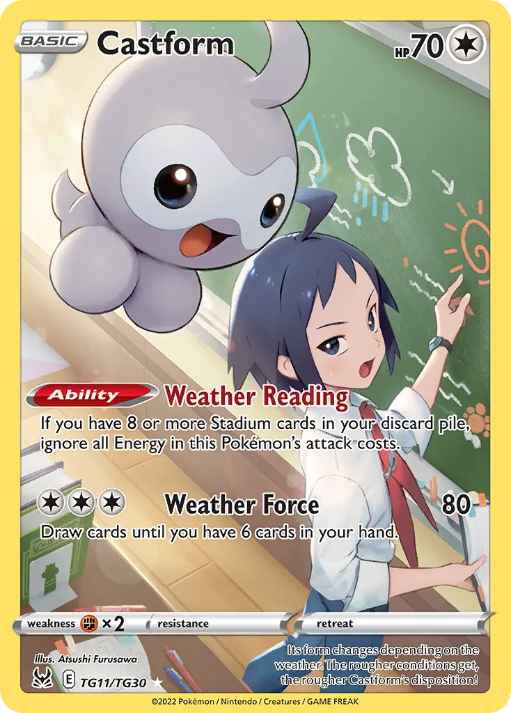 Castform, Lost Origin Trainer Gallery TG11/30