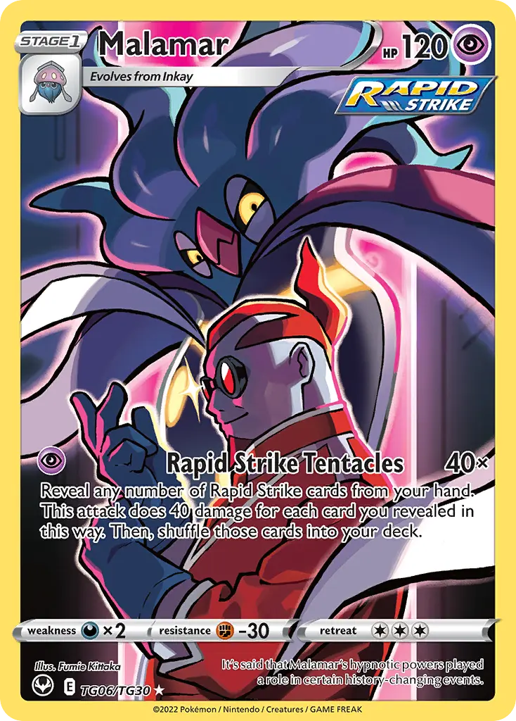 Malamar, Silver Tempest Trainer Gallery TG06/30