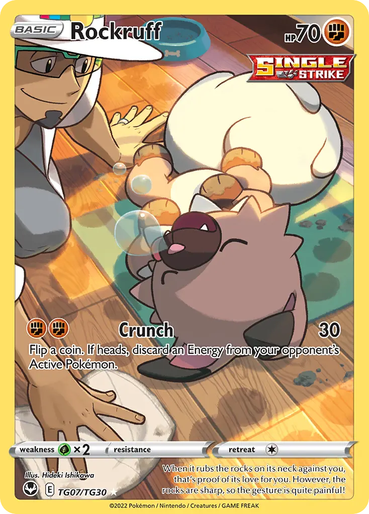 Rockruff, Silver Tempest Trainer Gallery TG07/30