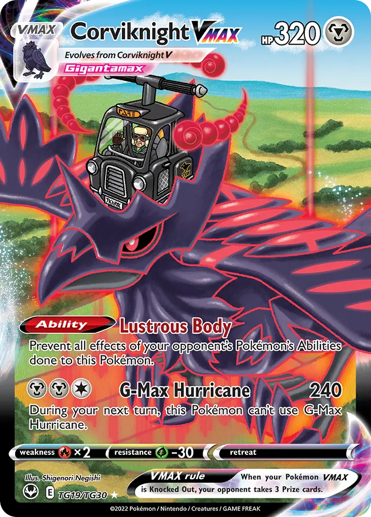 Corviknight VMAX, Silver Tempest Trainer Gallery TG19/30