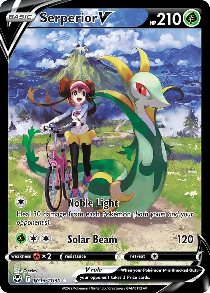 Serperior V, Silver Tempest Trainer Gallery TG13/30