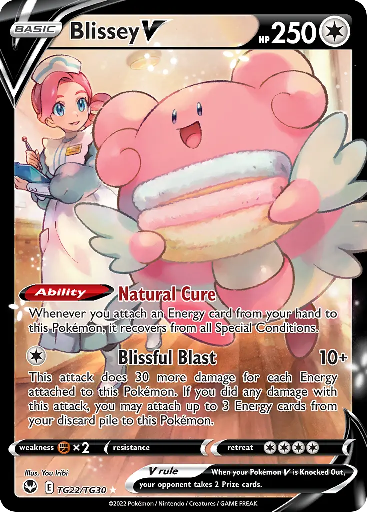 Blissey V, Silver Tempest Trainer Gallery TG22/30